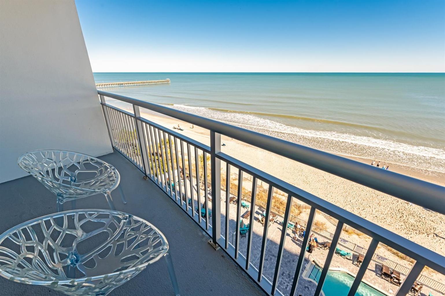 默特尔比奇7Th Floor! Modern Building, Direct Oceanfront View别墅 外观 照片